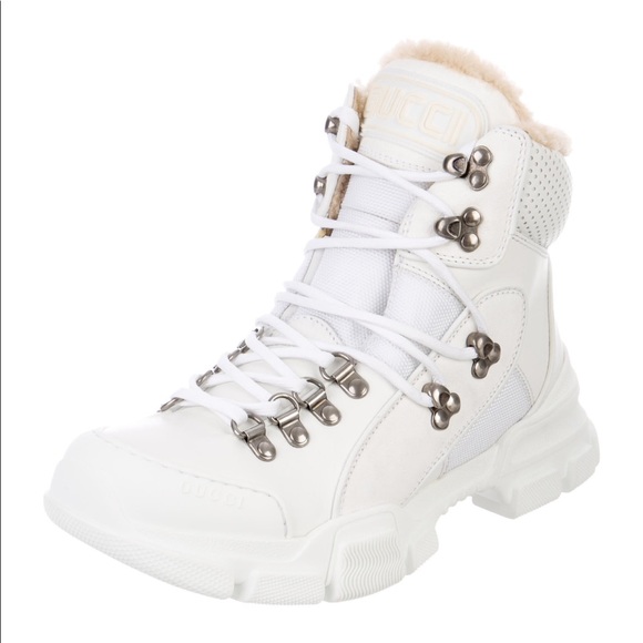 GUcci Flashtrek SEGA high top shearling boot. - Picture 2 of 8